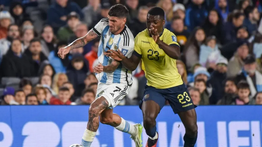 Ecuador y Argentina ya se enfrentaron en Eliminatorias. Foto: Getty.