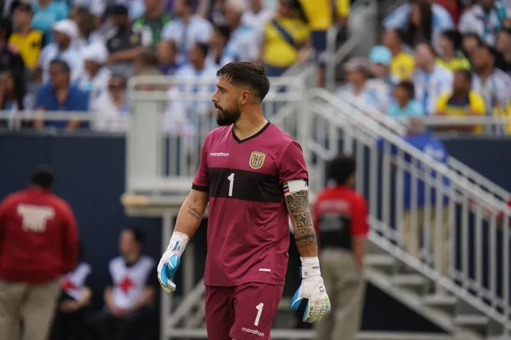 La Selección de Ecuador respaldó al arquero con esta fotografía. (Foto: @LaTri)