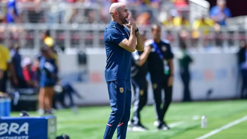 La fuerte crítica de los hinchas ecuatorianos a Félix Sánchez Bas. Foto: IMAGO.