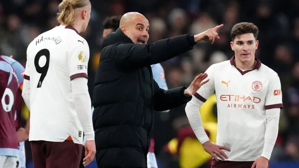 Hasta aquí Haaland siempre se impuso a Julián Álvarez en las elecciones de Guardiola: IMAGO