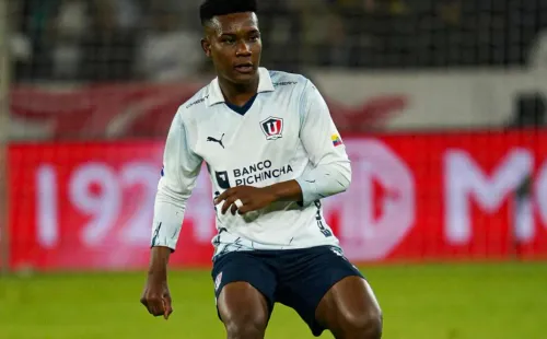 Óscar Zambrano fue campeón con Liga de Quito en el 2023. (Foto: El Comercio)