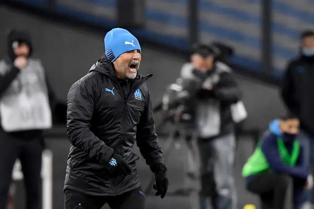 Jorge Sampaoli, en su paso por el fútbol francés.