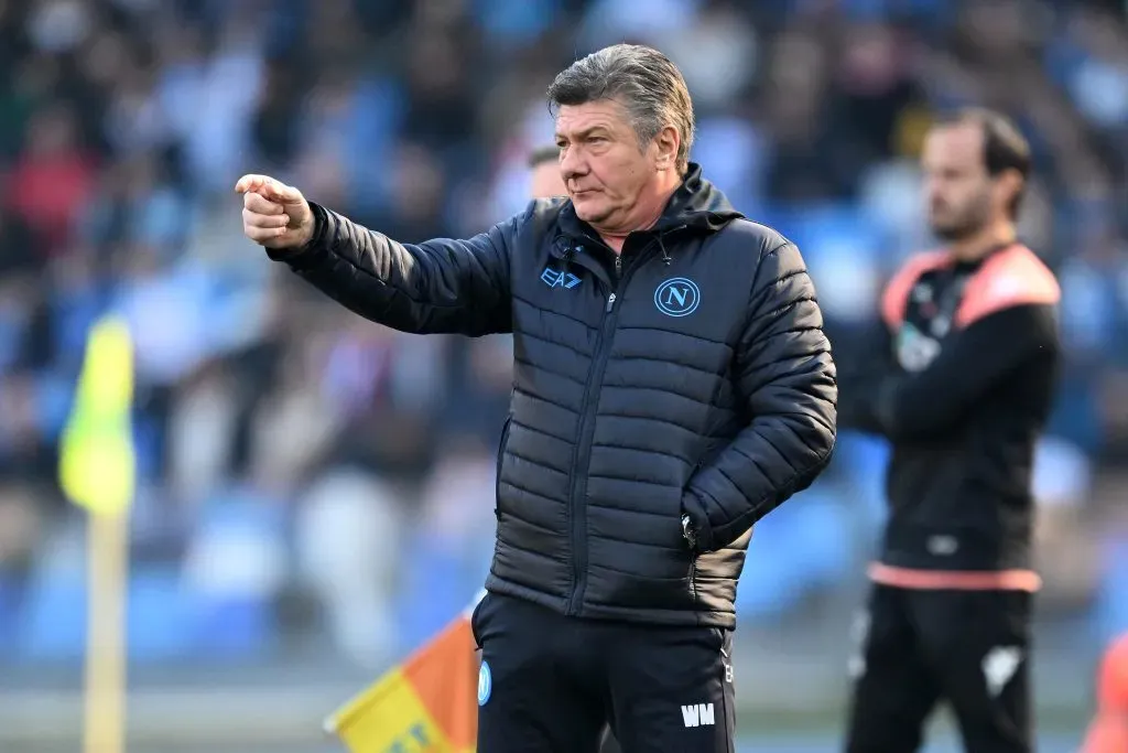 Walter Mazarri, Napoli 2023. Foto Getty.