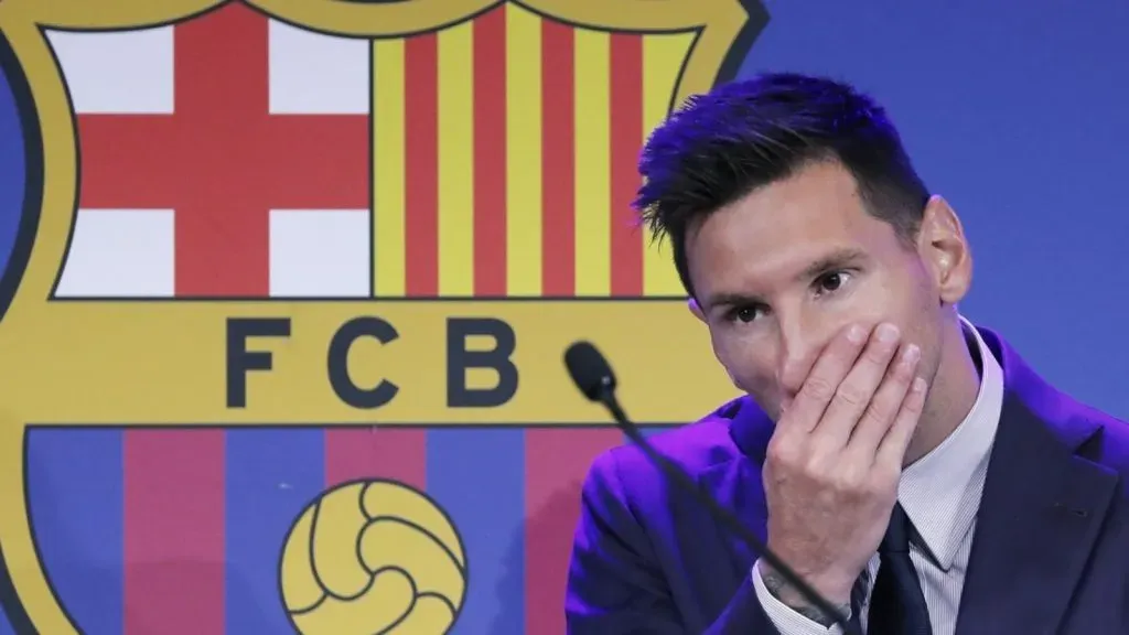 Última imagen de Messi como jugador del Barcelona: IMAGO