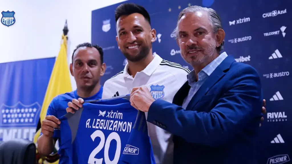 Aníbal Leguizamón renovó con Emelec hasta 2027. (Foto: @CSEmelec)