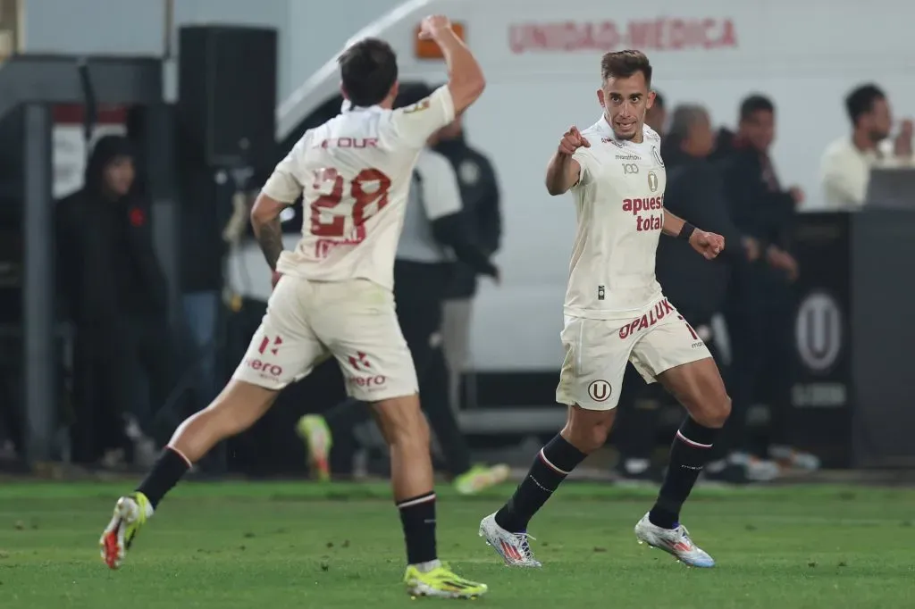 Universitario de Deportes celebrando un partido de Liga 1. (Foto: IMAGO).