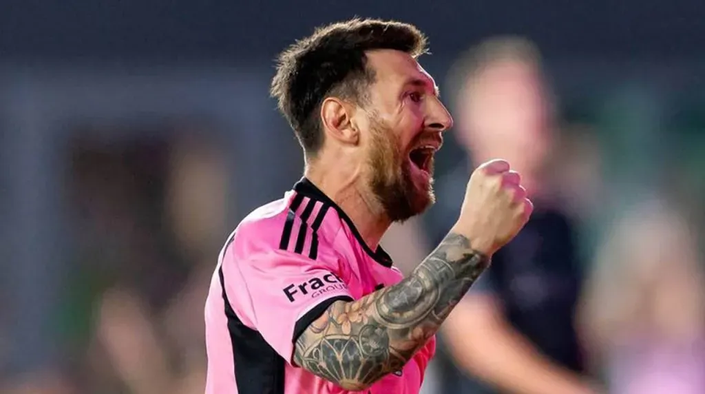Messi llegó al doble dígito de goles con Inter Miami. (Foto Imago)