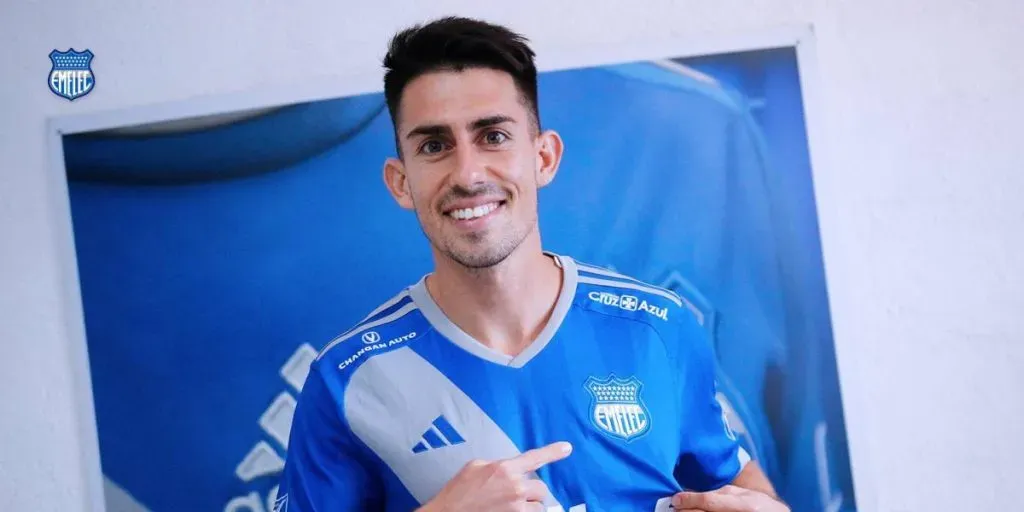 Juan Pablo Ruiz Gómez fue una de las figuras de Emelec 2024. Foto: Emelec.
