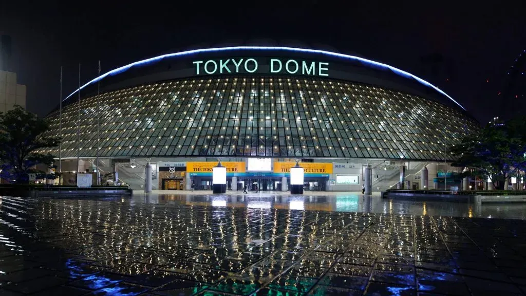 Así luce el Tokyo Dome durante la noche. (Imago)