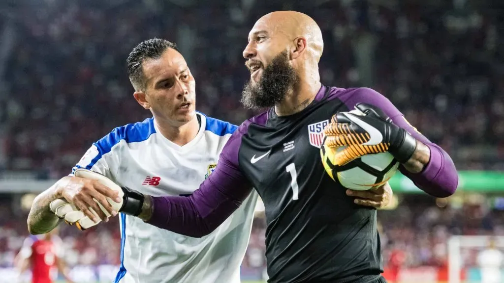 Tim Howard enfrentando a Panamá con Estados Unidos. (Imago)