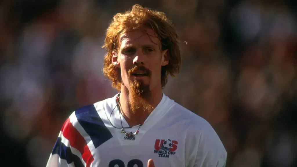 Alexi Lalas en la Selección de Estados Unidos. (Imago)