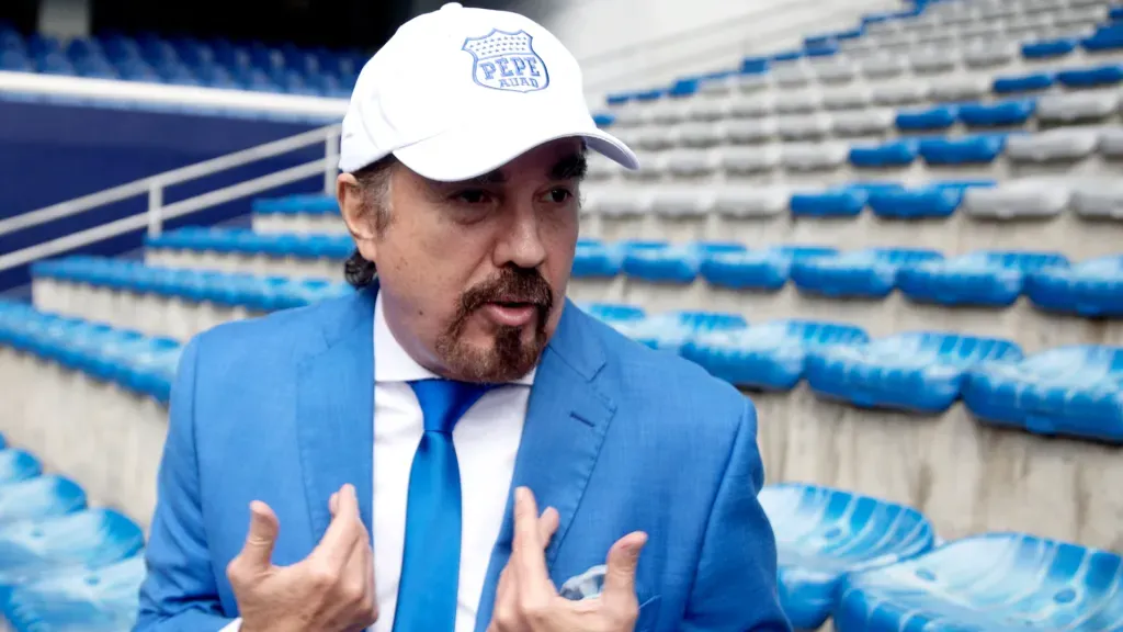 José Auad buscó la presidencia de Emelec en 2022. (Foto: El Universo)