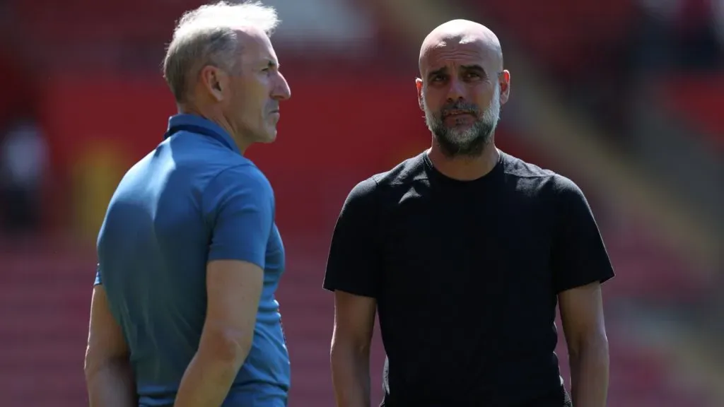 Guardiola necesita dos victorias para asegurarse jugar la próxima Champions: GETTY