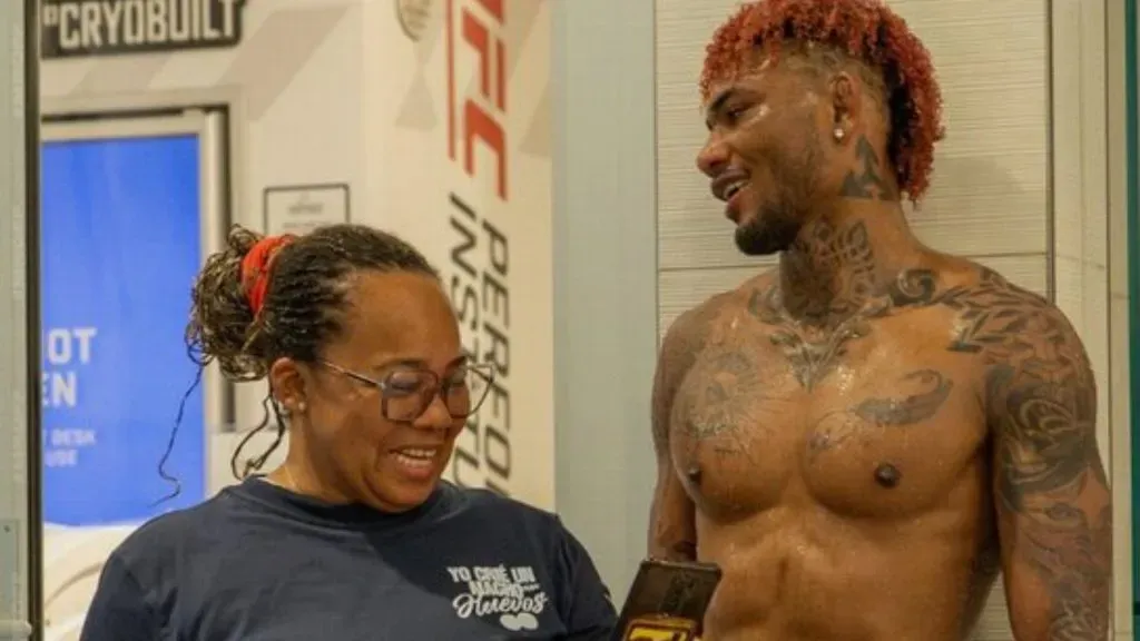 Michael Morales luego de la pelea