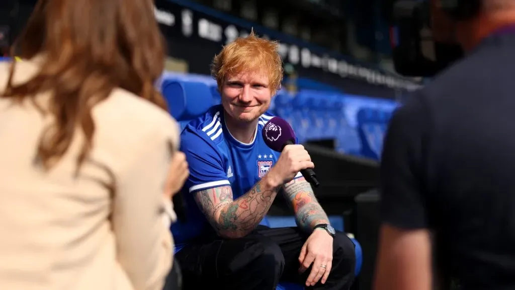 Ed Sheeran, el elegido por Barcelona su camiseta vs. Real Madrid: GETTY