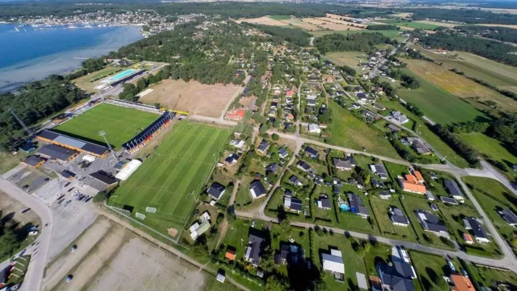 Strandvallen, la casa del sorprendente Mjällby: TW