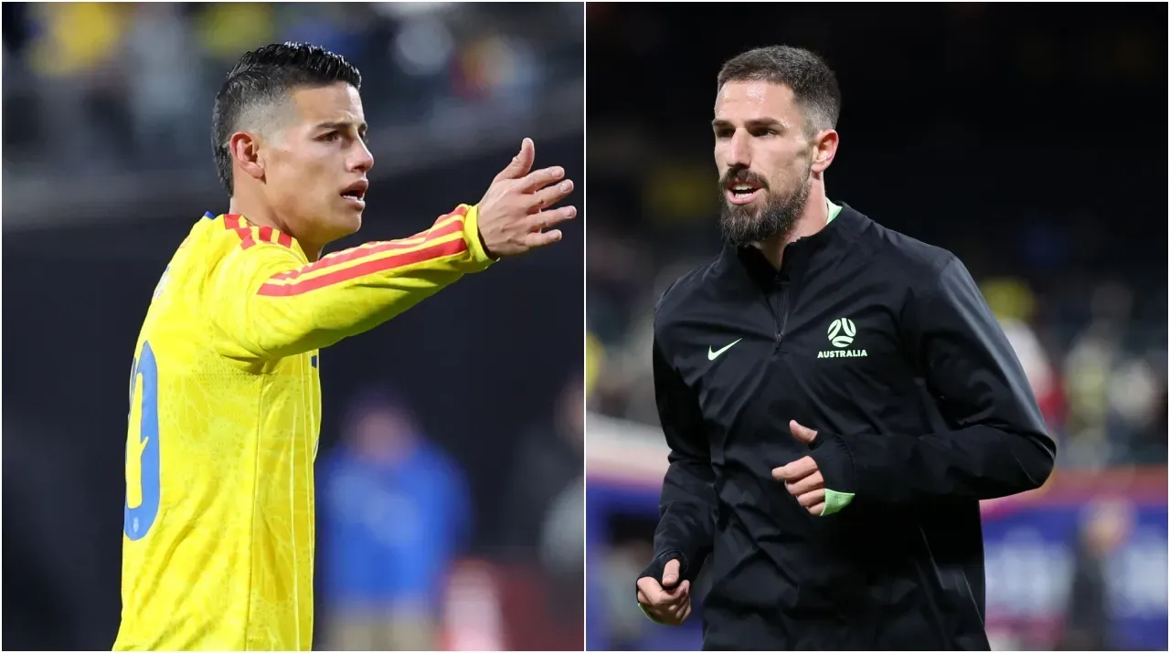 James y Degenek hablaron del penal de Colombia ante Australia. (Foto: Getty Images)