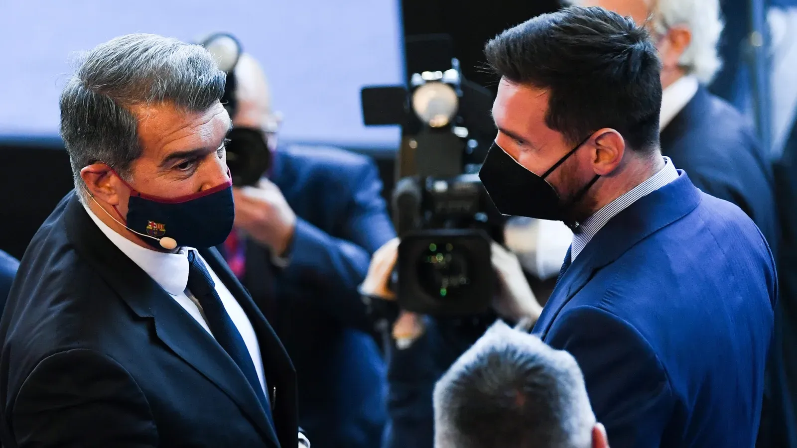 De momento, está será la última gran imagen de Laporta y Messi: GETTY