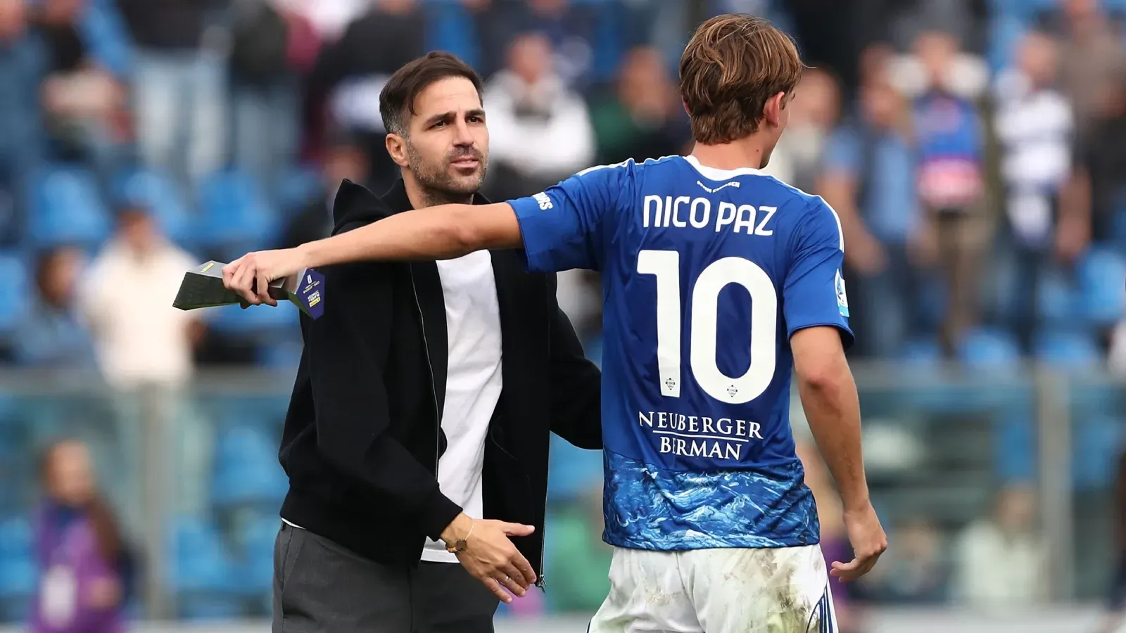 En Como entienden que viven los últimos meses de Nico Paz en el club: GETTY