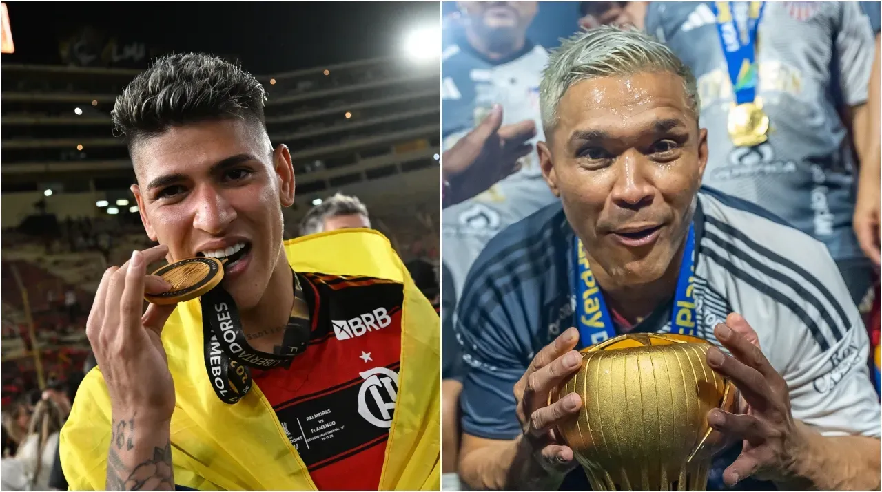 Jorge Carrascal y Teo Gutiérrez salieron campeones. (Foto: Getty Images)