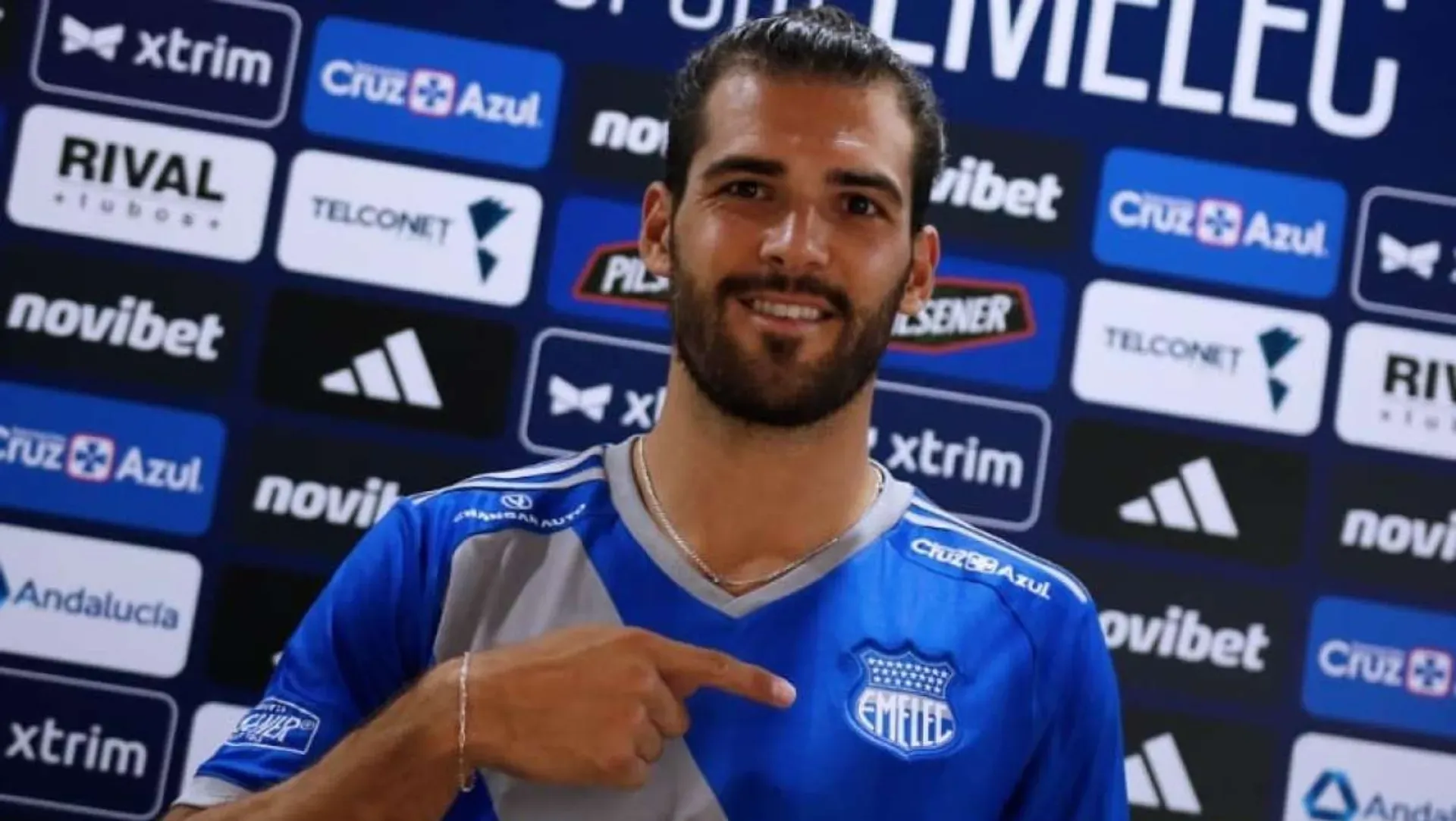 Facundo Castelli – Emelec 2024. Foto: IMAGO.
