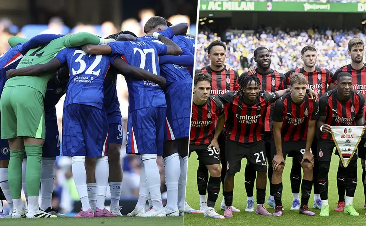 Las alineaciones de Chelsea vs. Milan por el amistoso