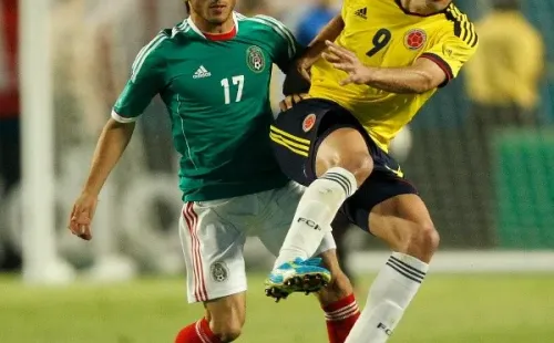 Damián Álvarez vs. Colombia en 2012 (Getty Images)