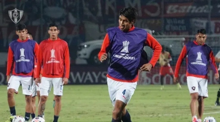 Alexis Duarte, defensa de Cerro Porteño. (@CCP1912oficial)
