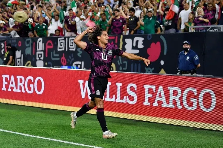 Diego Lainez contra Panamá.