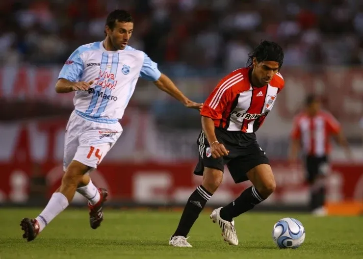 Radamel Falcao con River Plate