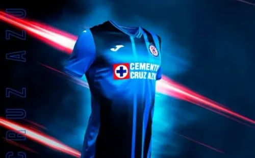 Playera de local de Cruz Azul. (@CruzAzul)