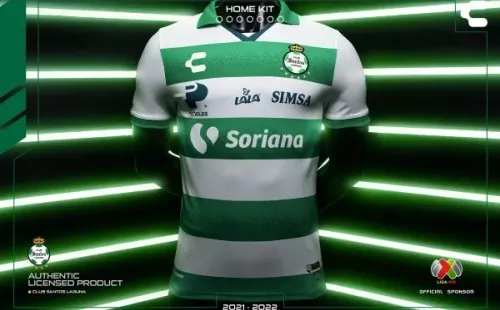 Playera de local de Santos. @ClubSantos