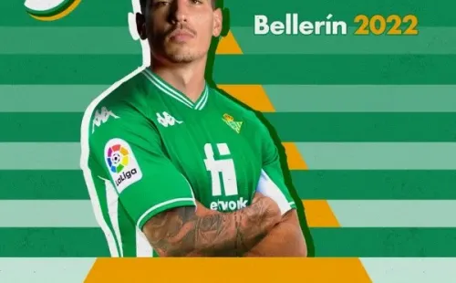 Bellerín ya fue presentado en las redes sociales (Twitter de Betis).