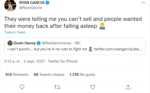 Ryan Garcia vs. Devin Haney