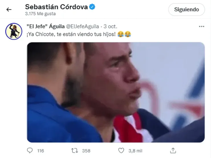 Chicote Calderón lloró en el Clásico Tapatío