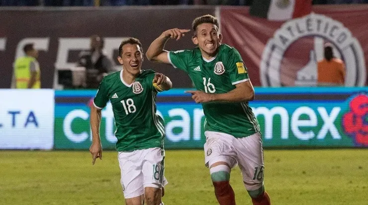 Guardado y HH, históricos en el Tri. (Imago 7)