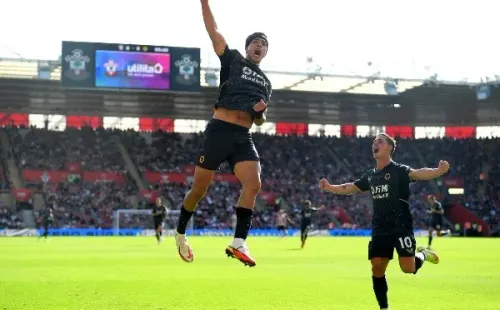 La celebración de Raúl ante Soton (Getty Images)
