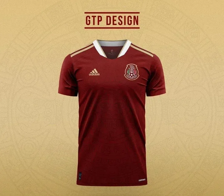Nuevo jersey fantasy de México para Qatar 2022. (@gtp_design)