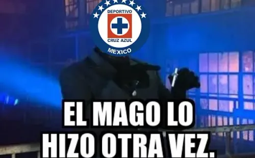 Meme por la derrota de Cruz Azul vs. Monterrey