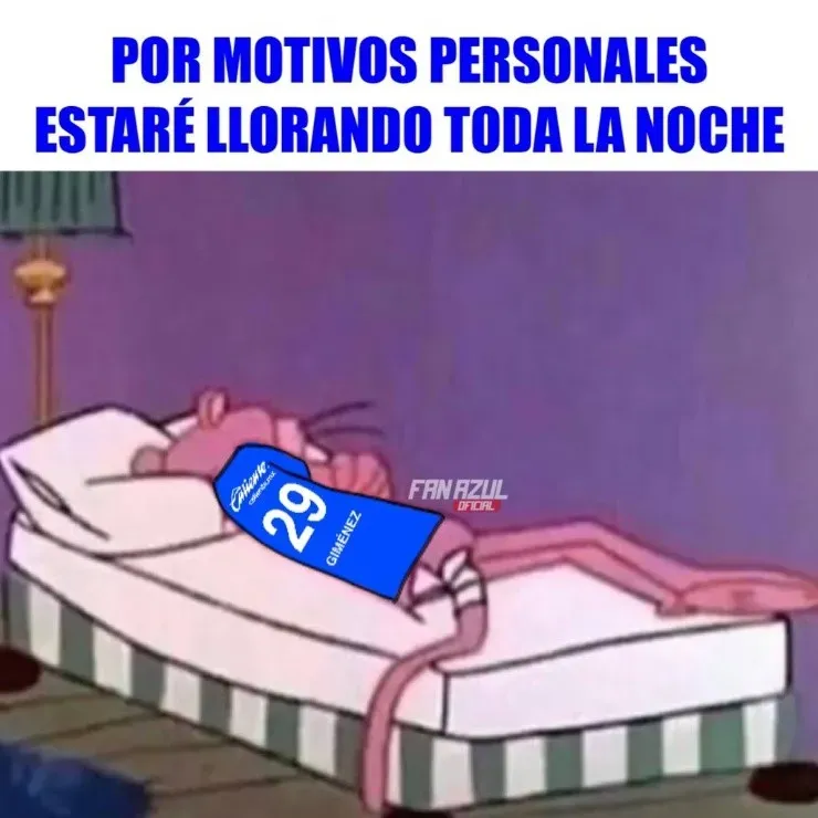 Meme por la derrota de Cruz Azul vs. Monterrey