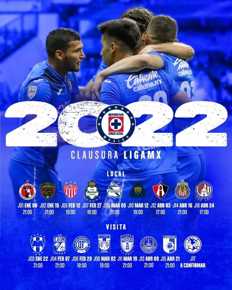 Foto: Twitter oficial de Cruz Azul.