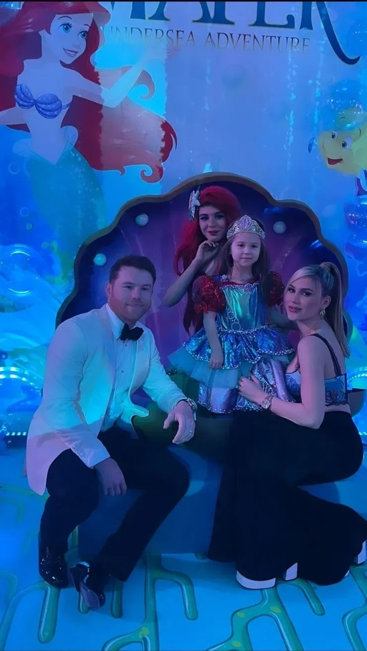 El cumpleaños de la hija de Canelo Álvarez. (@fernandagmtz)