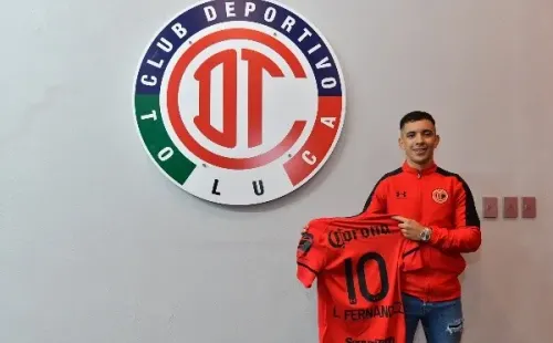 Leo Fernández volvió a vestirse con los colores del Toluca (Imago 7)
