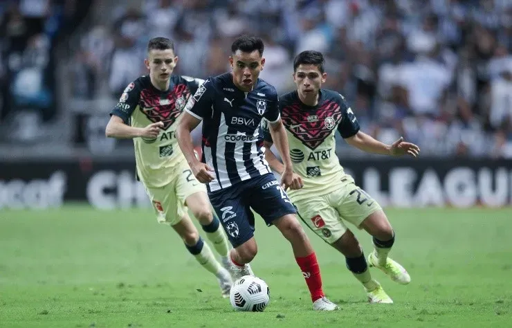 Rodríguez marcó siete goles en 139 partidos con Rayados (Imago 7)