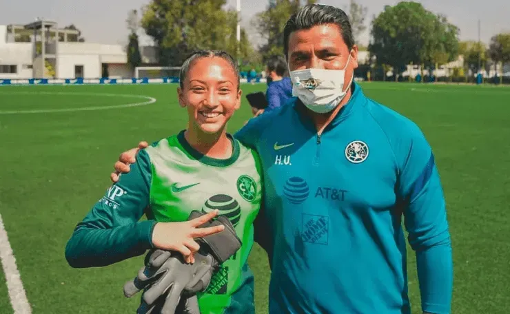 Maya Tierrablanca entrena en Coapa desde 2019