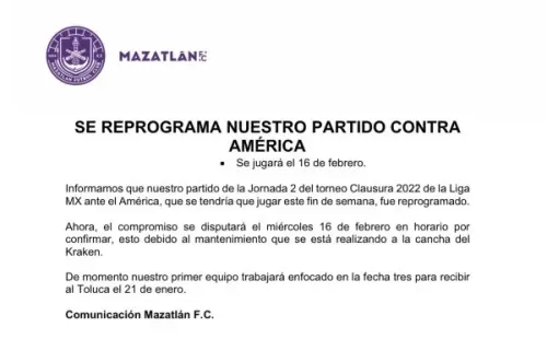 Foto: Página oficial de Mazatlán.