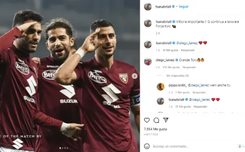 Captura de Instagram @tsanabria9