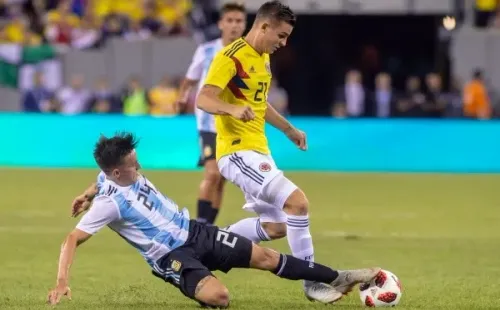 Nicolas Benedetti con la Selección Mayor en 2018 (Getty Images)