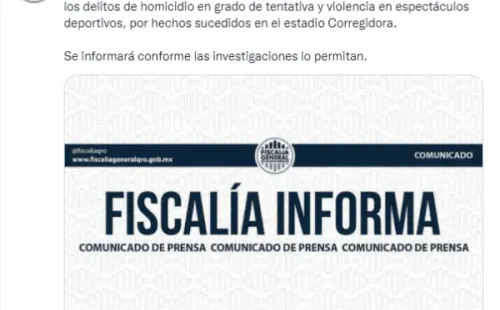 Captura de Twitter @fiscaliaqro