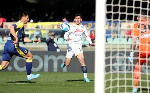 Chucky Lozano, titular vs. Hellas Verona (Getty Images)